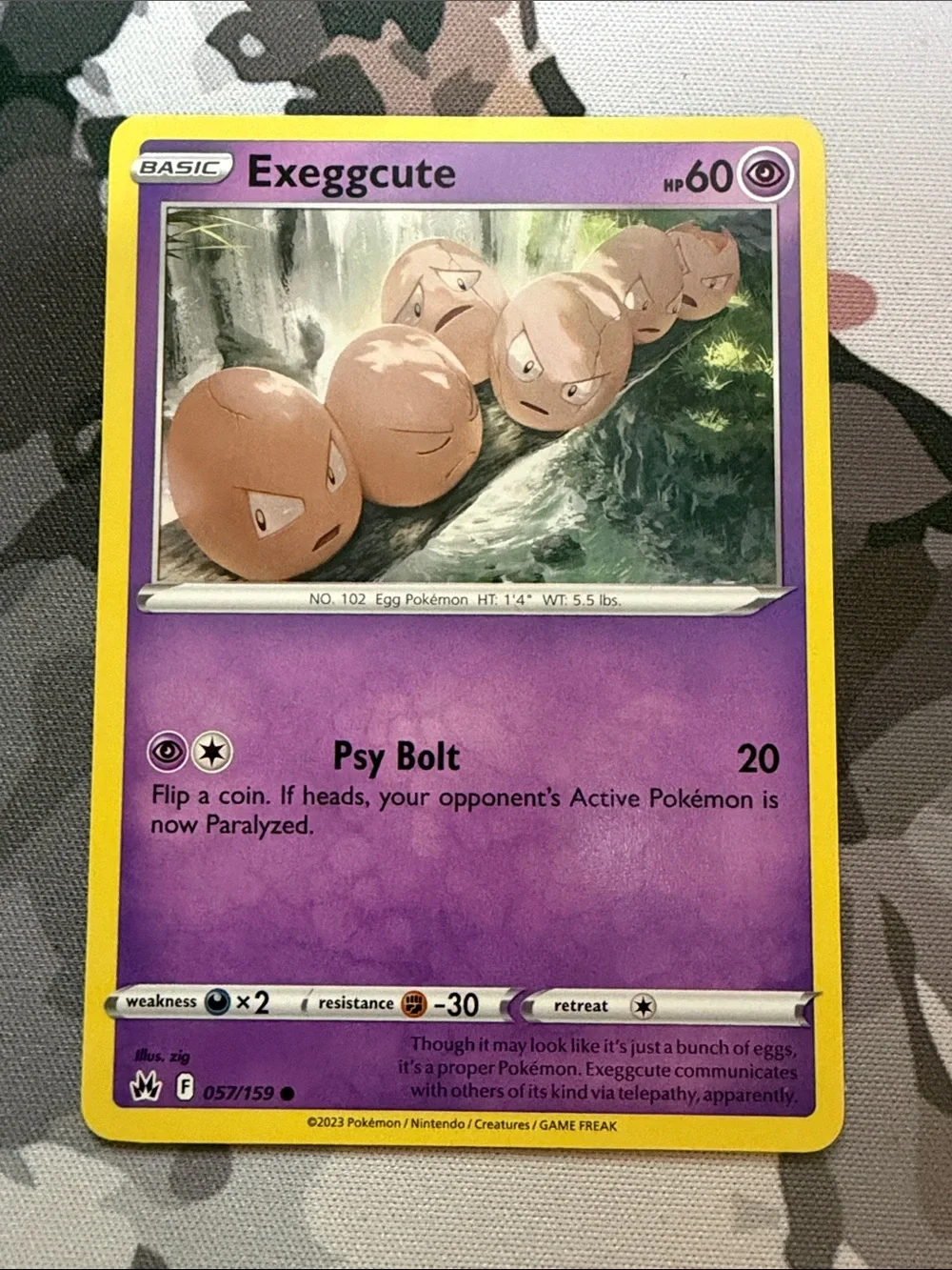 Exeggcute & Exeggutor Evolution Lot | 5 Pokémon Cards | ✨5/$25✨